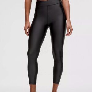 NWT lululemon athletica Black High-Rise Shine Leggings
